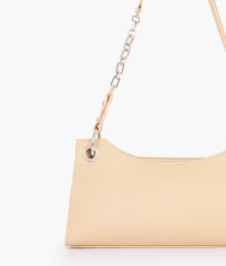 RTW Creation - Off-white elongated chain handle purse