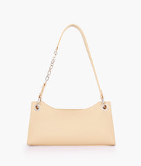 RTW Creation - Off-white elongated chain handle purse
