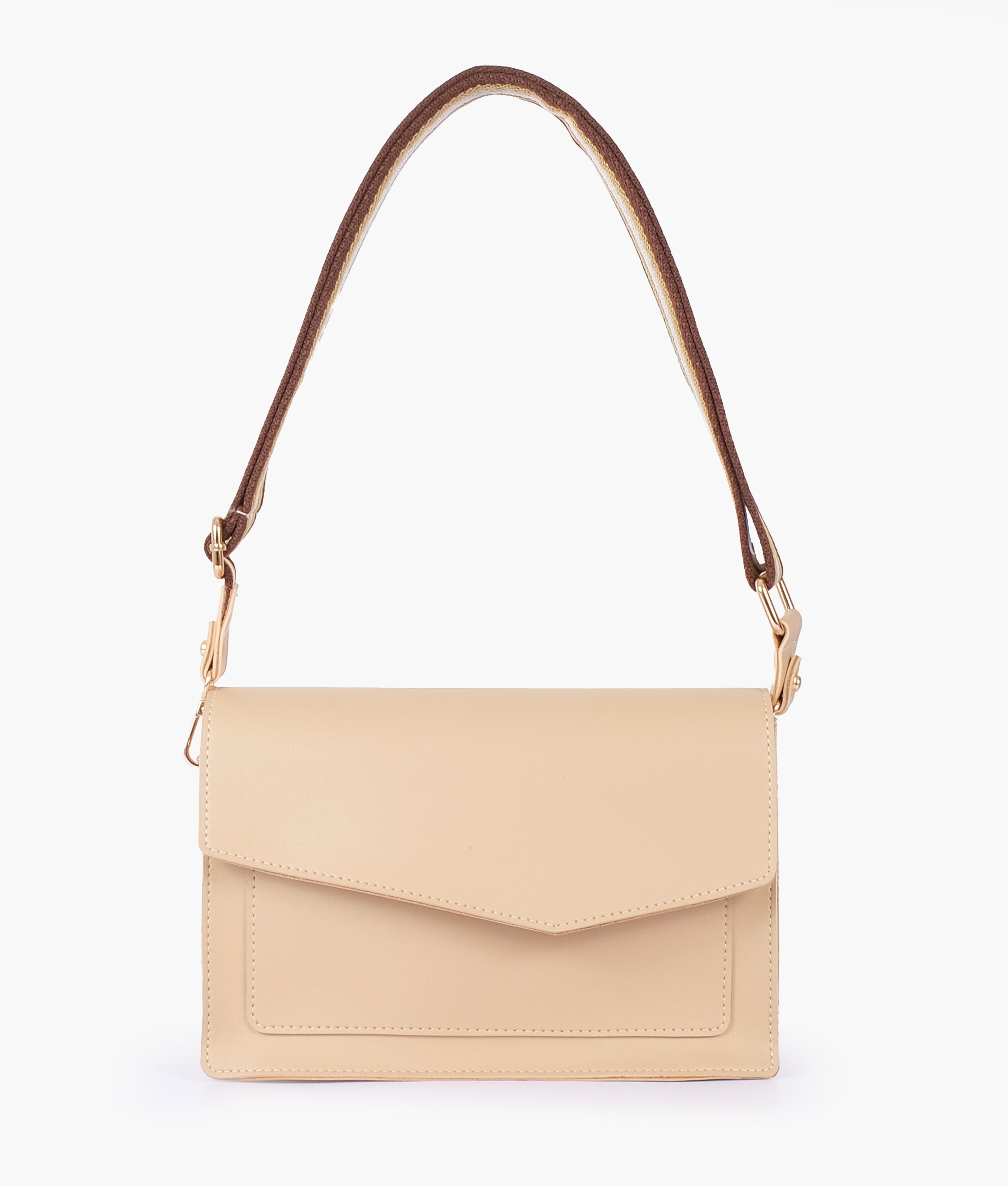 RTW Creation - Off-white half flap cross-body bag