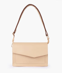 RTW Creation - Off-white half flap cross-body bag
