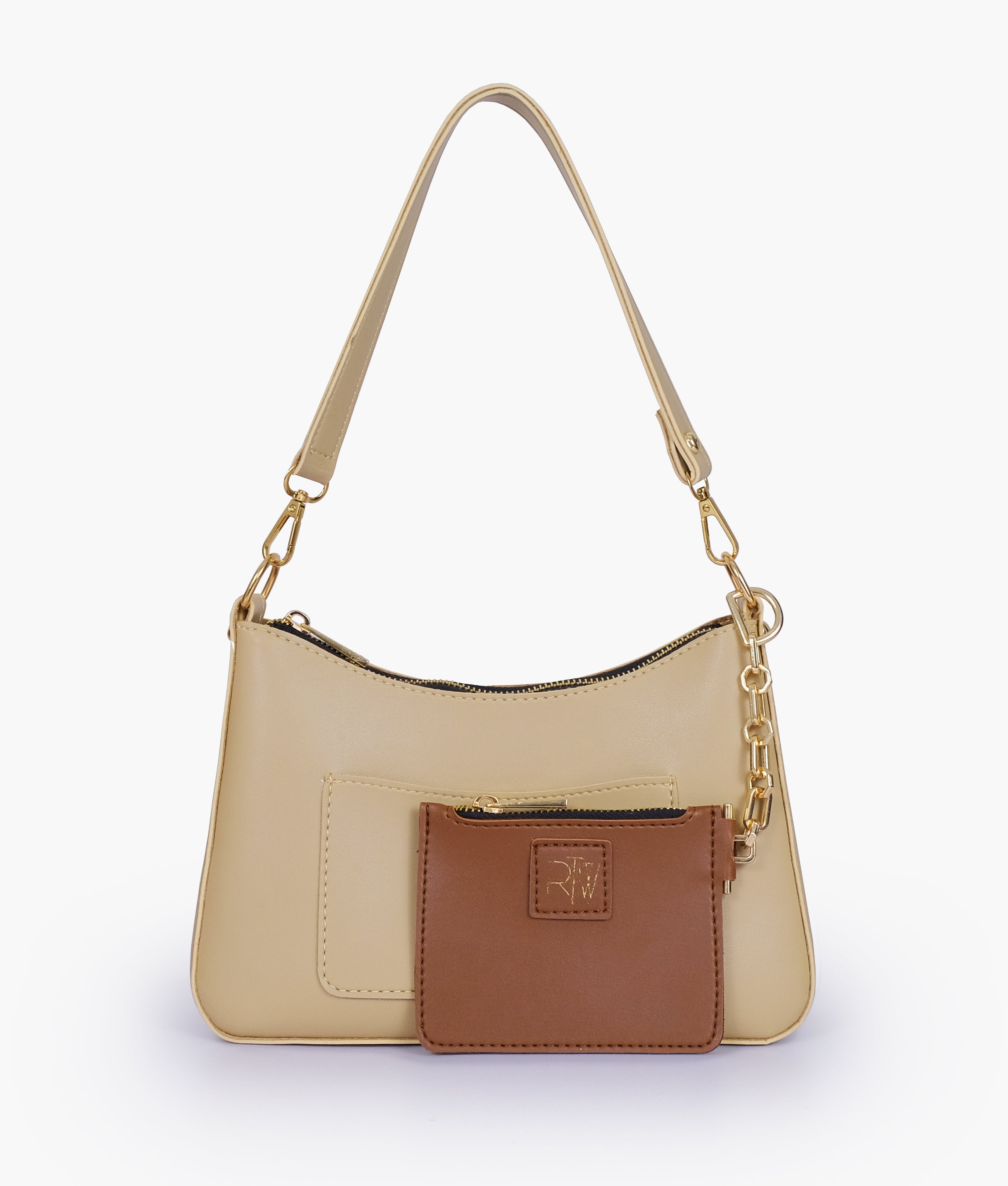 RTW Creation - Off-white hobo evening bag