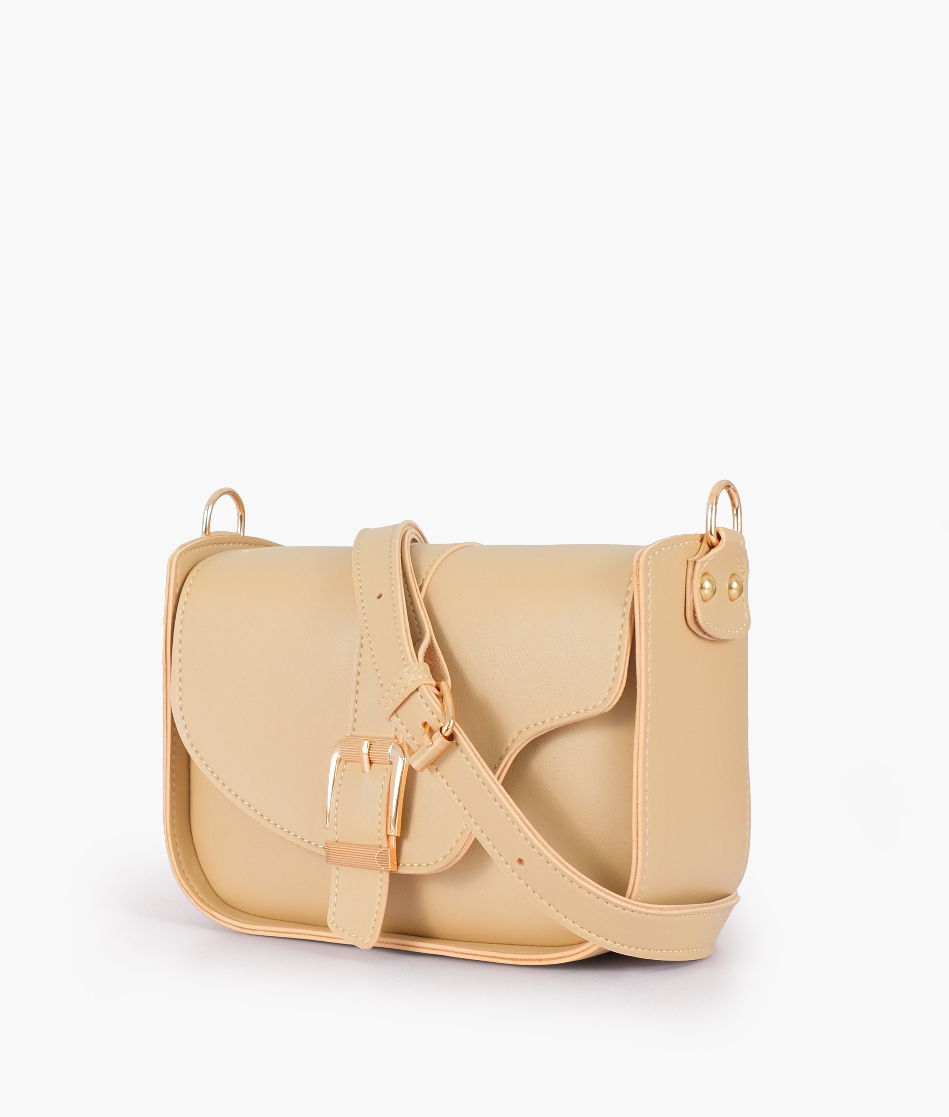 RTW Creation - Off-white saddle buckle bag