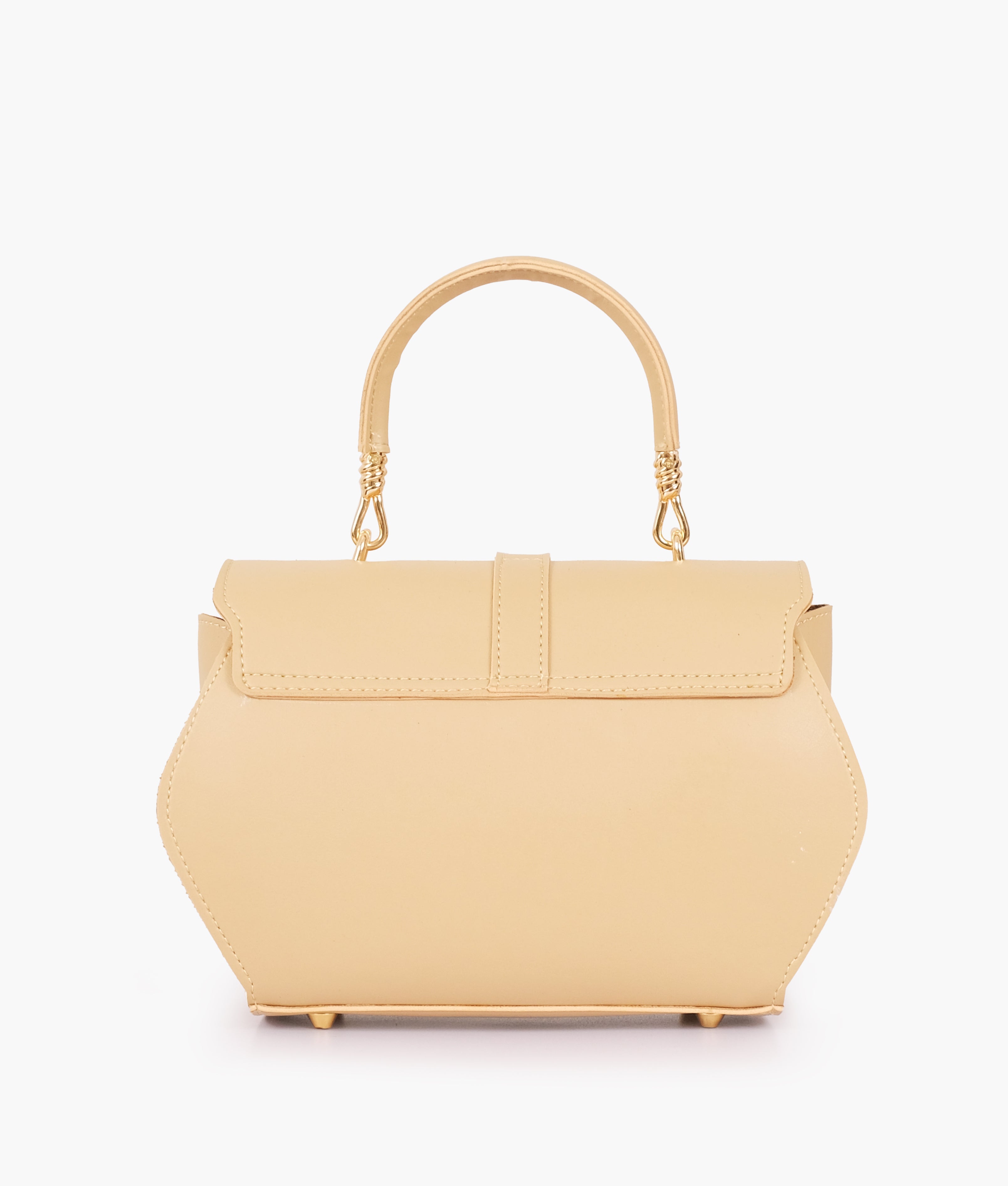 RTW Creation - Off-white top-handle hexagon bag