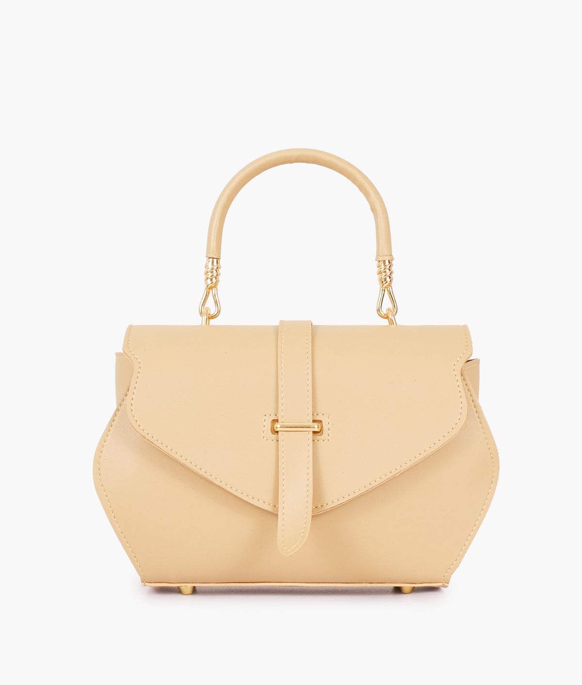 RTW Creation - Off-white top-handle hexagon bag