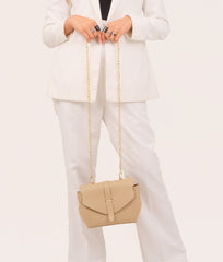 RTW Creation - Off-white top-handle hexagon bag