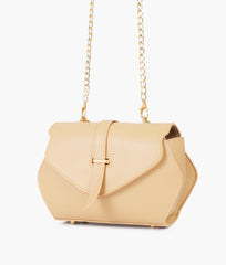 RTW Creation - Off-white top-handle hexagon bag