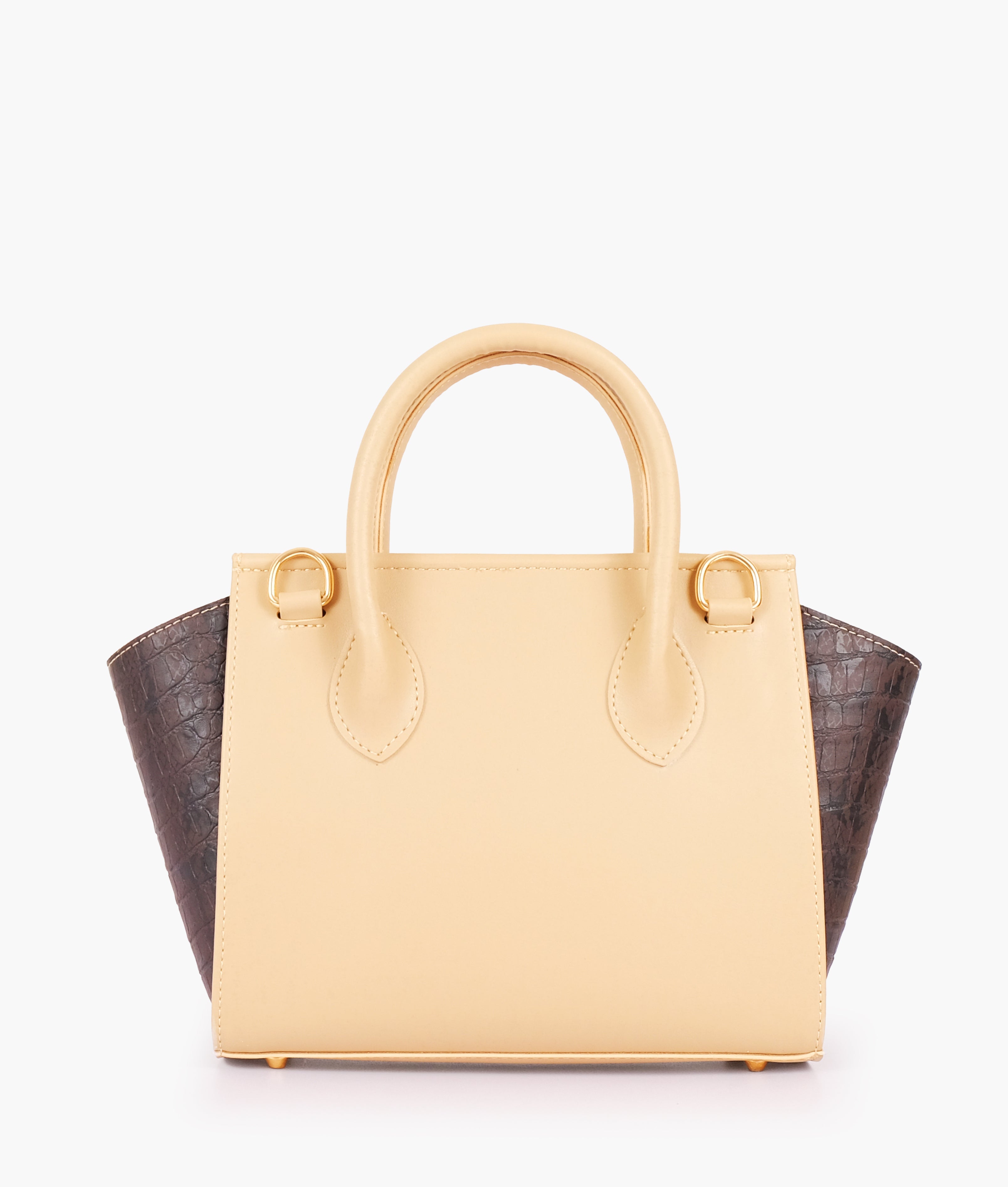 RTW Creation - Off-white trapeze handbag