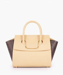 RTW Creation - Off-white trapeze handbag