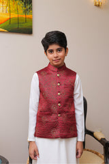 Real Image Kids Waist Coat Collection'2025-OKW-001 Smart Fit