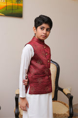 Real Image Kids Waist Coat Collection'2025-OKW-001 Smart Fit