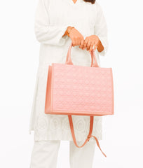 RTW Creation - Peach box tote bag