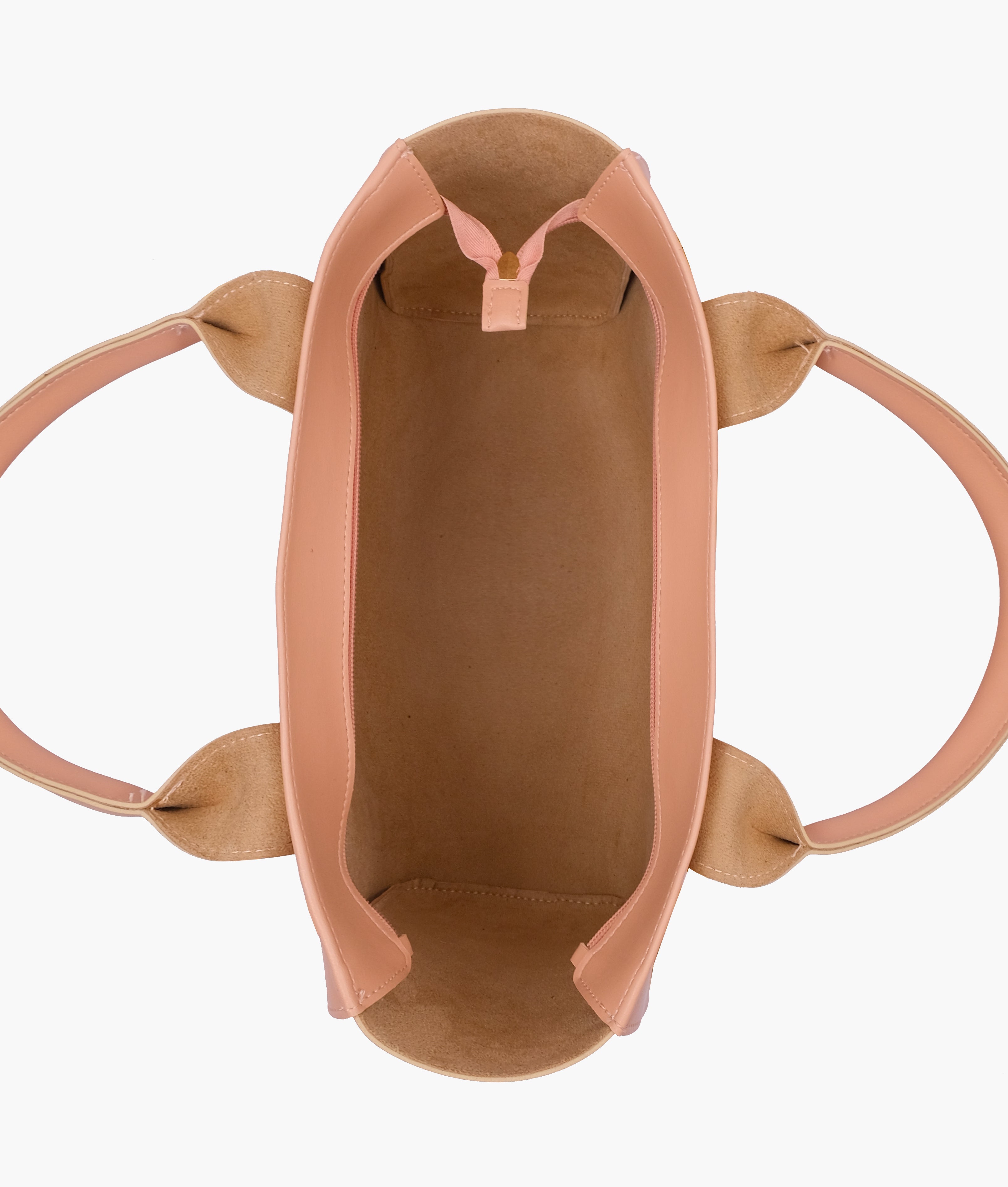RTW Creation - Peach chain handle tote