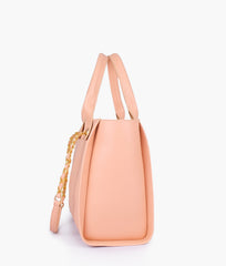 RTW Creation - Peach chain handle tote