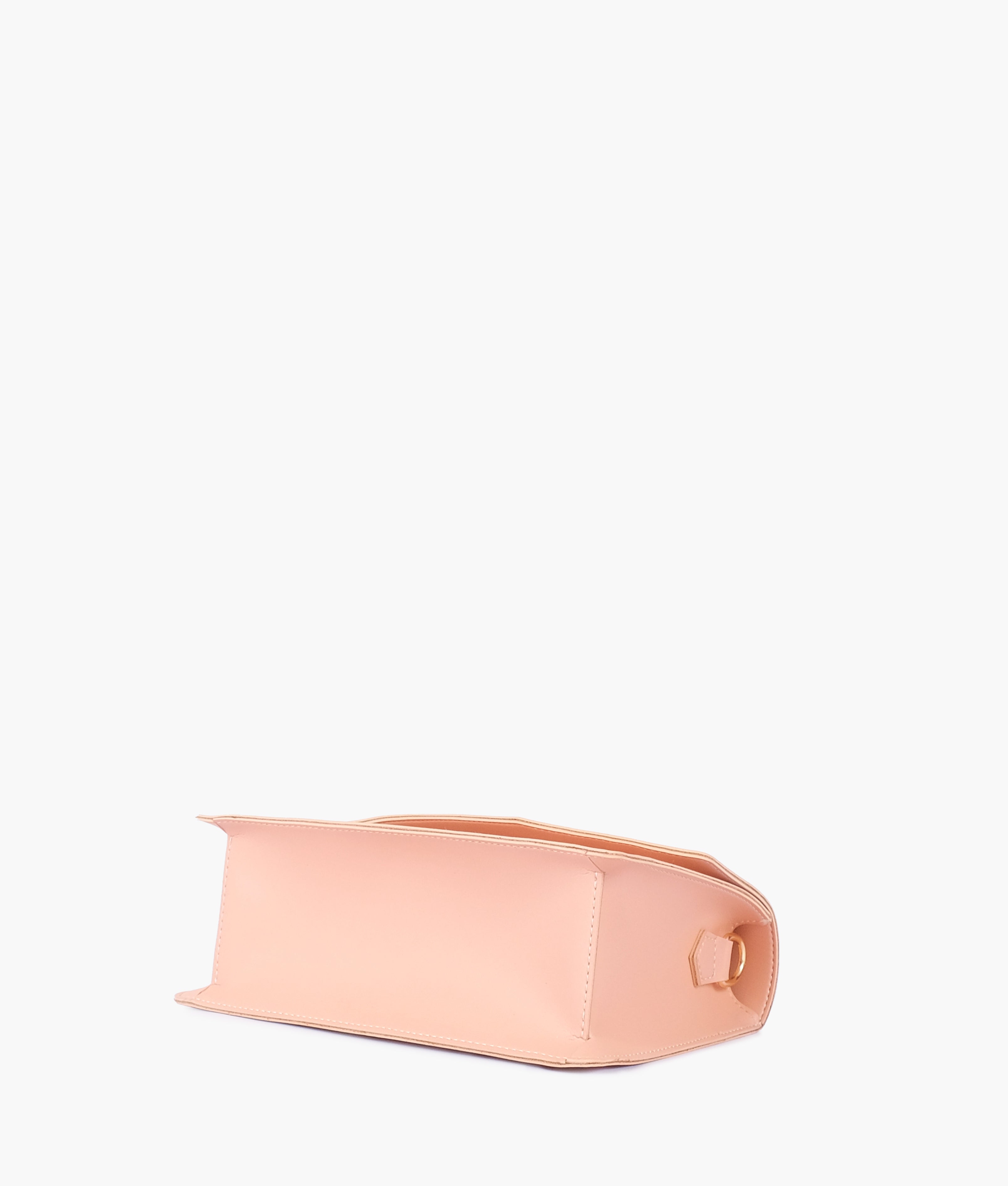 RTW Creation - Peach half flap cross-body bag