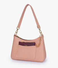 RTW Creation - Peach hobo evening bag
