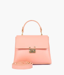 RTW Creation - Peach mini top-handle bag