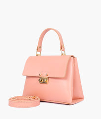 RTW Creation - Peach mini top-handle bag