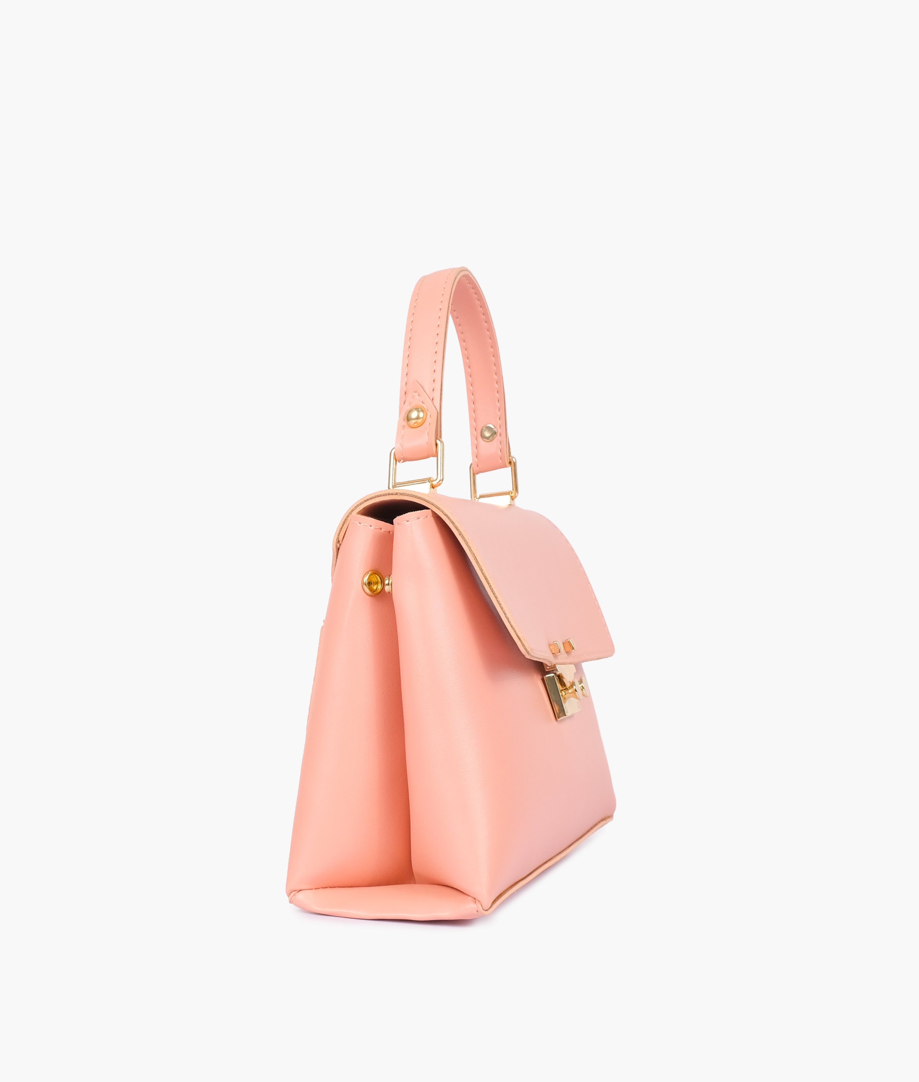 RTW Creation - Peach mini top-handle bag