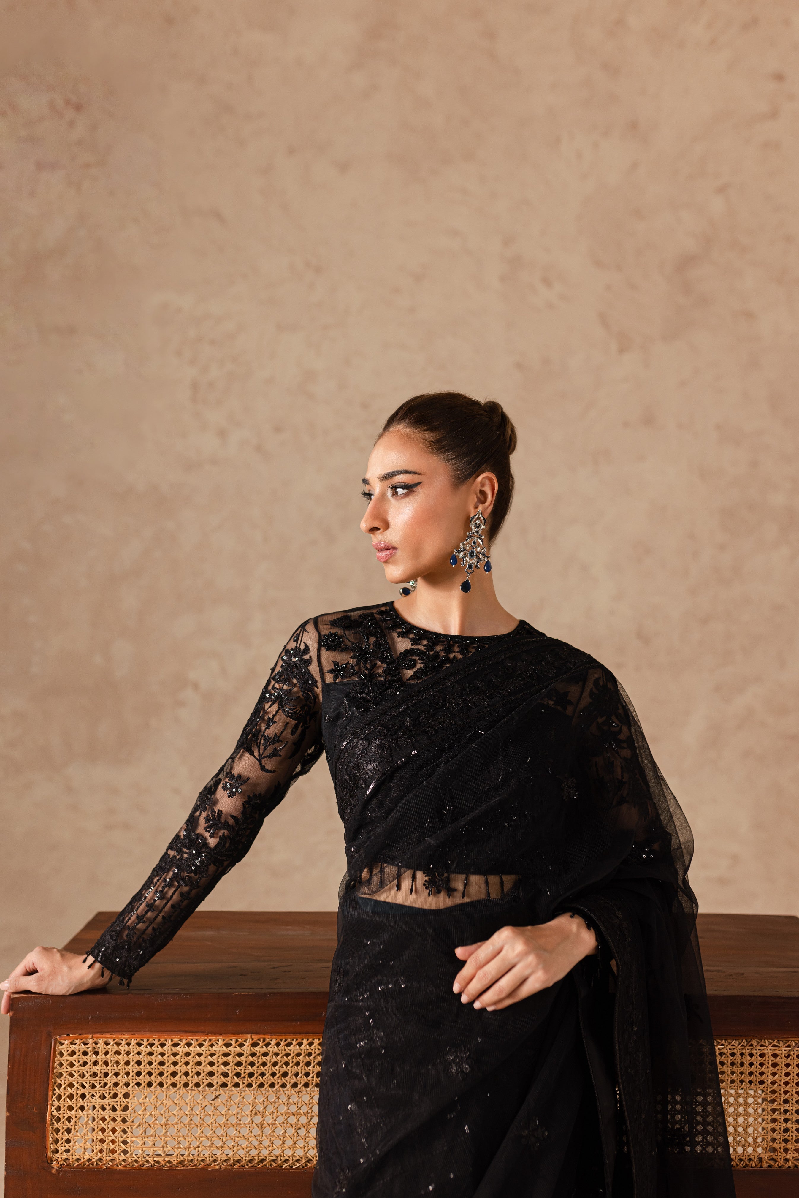 Cherie By Imran Ramzan Unstitched 3 Piece Luxury Formals Collection'2025-Perle Noire