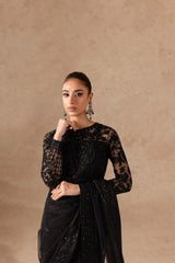 Cherie By Imran Ramzan Unstitched 3 Piece Luxury Formals Collection'2025-Perle Noire
