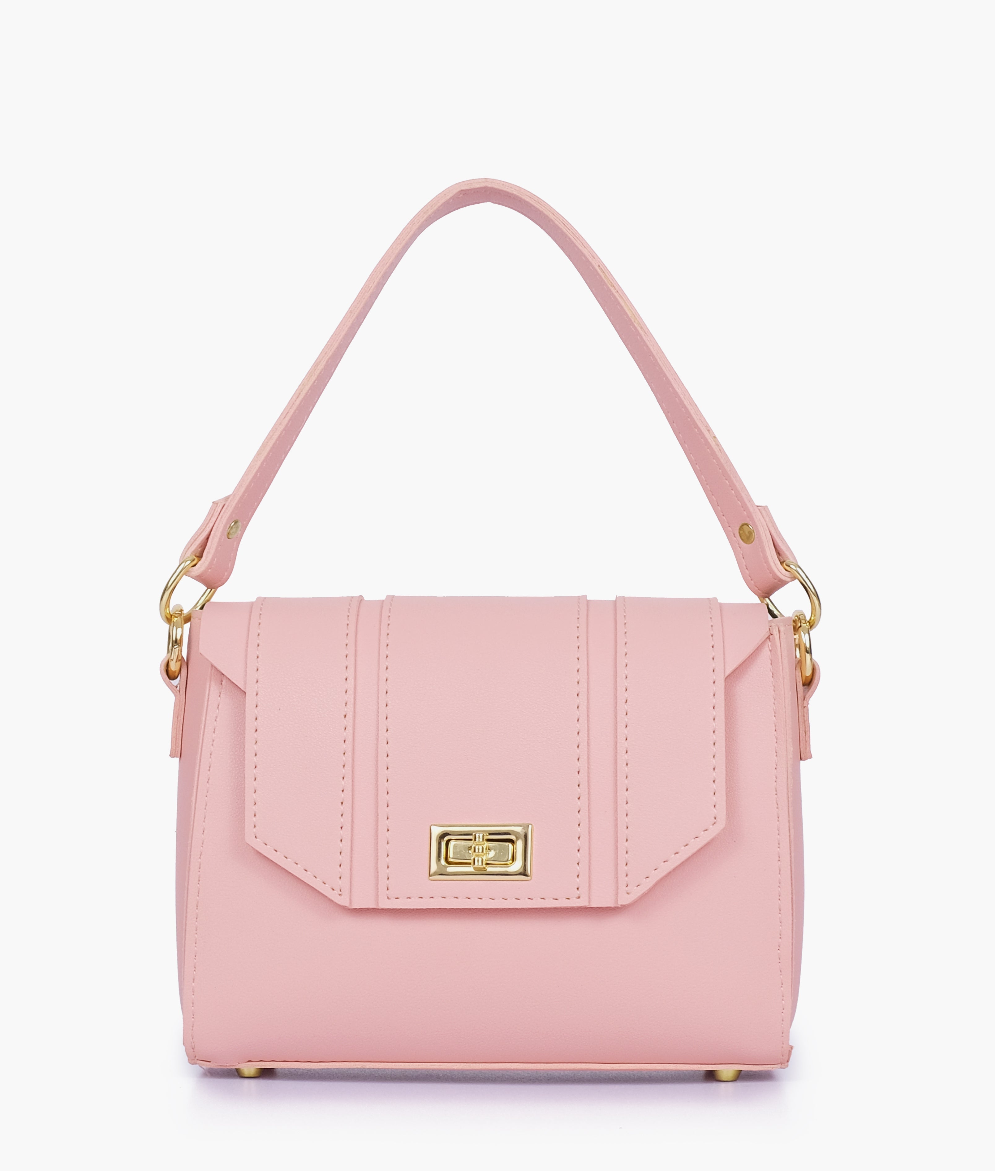 RTW Creation - Pink compact top-handle cross-body bag