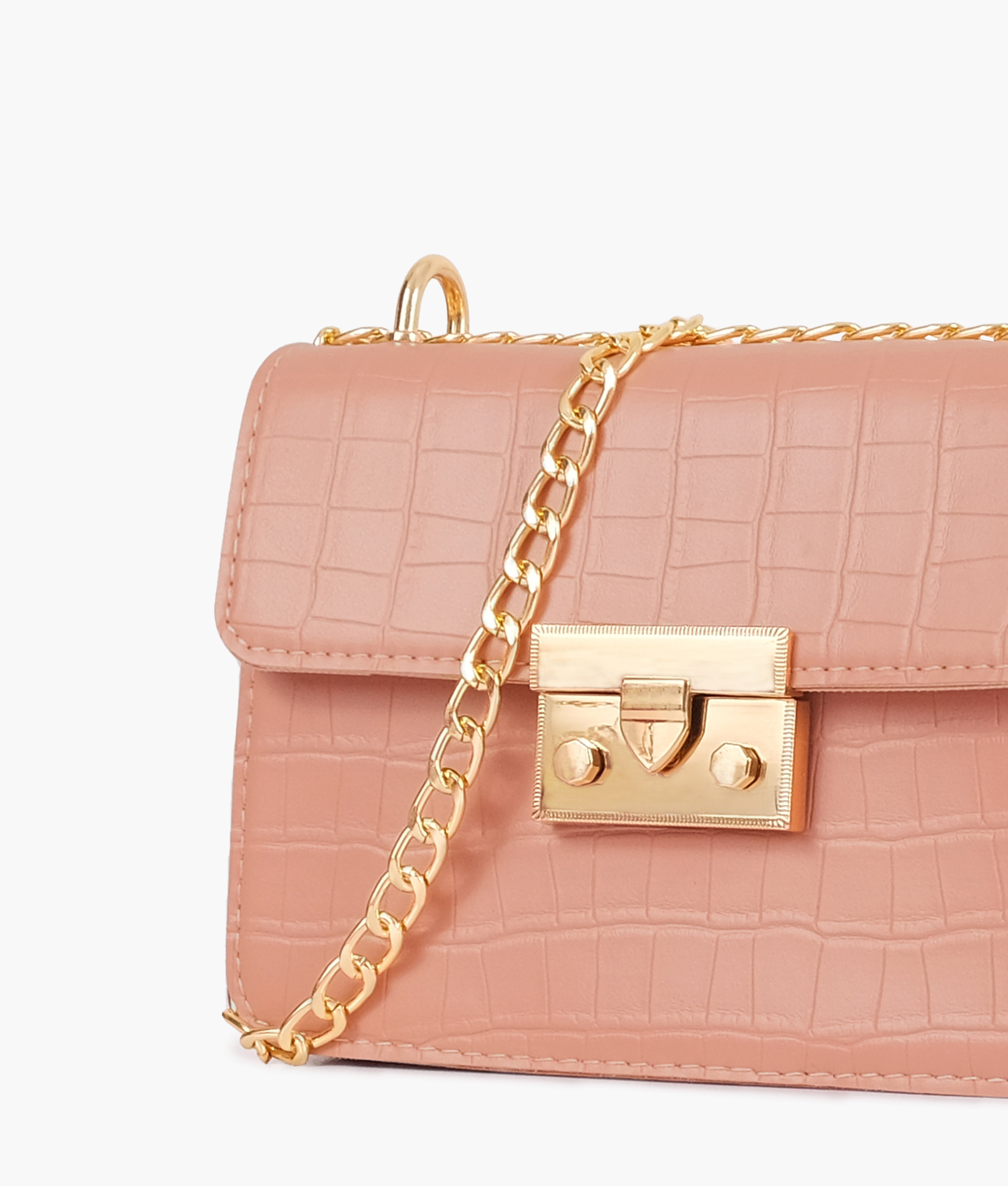 RTW Creation - Pink mini chain-handle cross-body bag