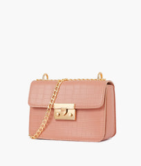 RTW Creation - Pink mini chain-handle cross-body bag