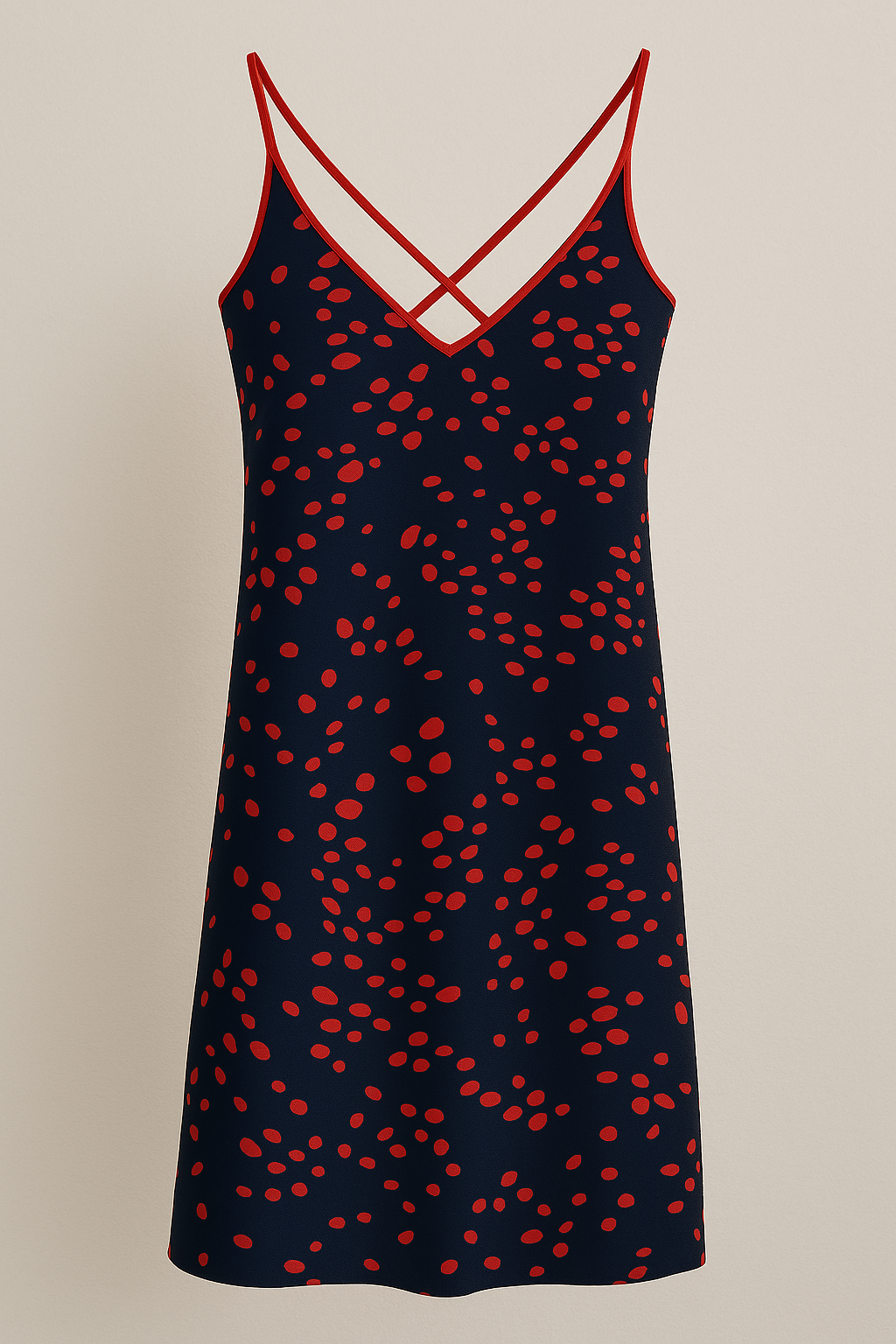 12 AM By Khawar Latif Polka Dot Pattern  Nightgown