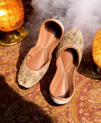 punjabi jutti Taupe