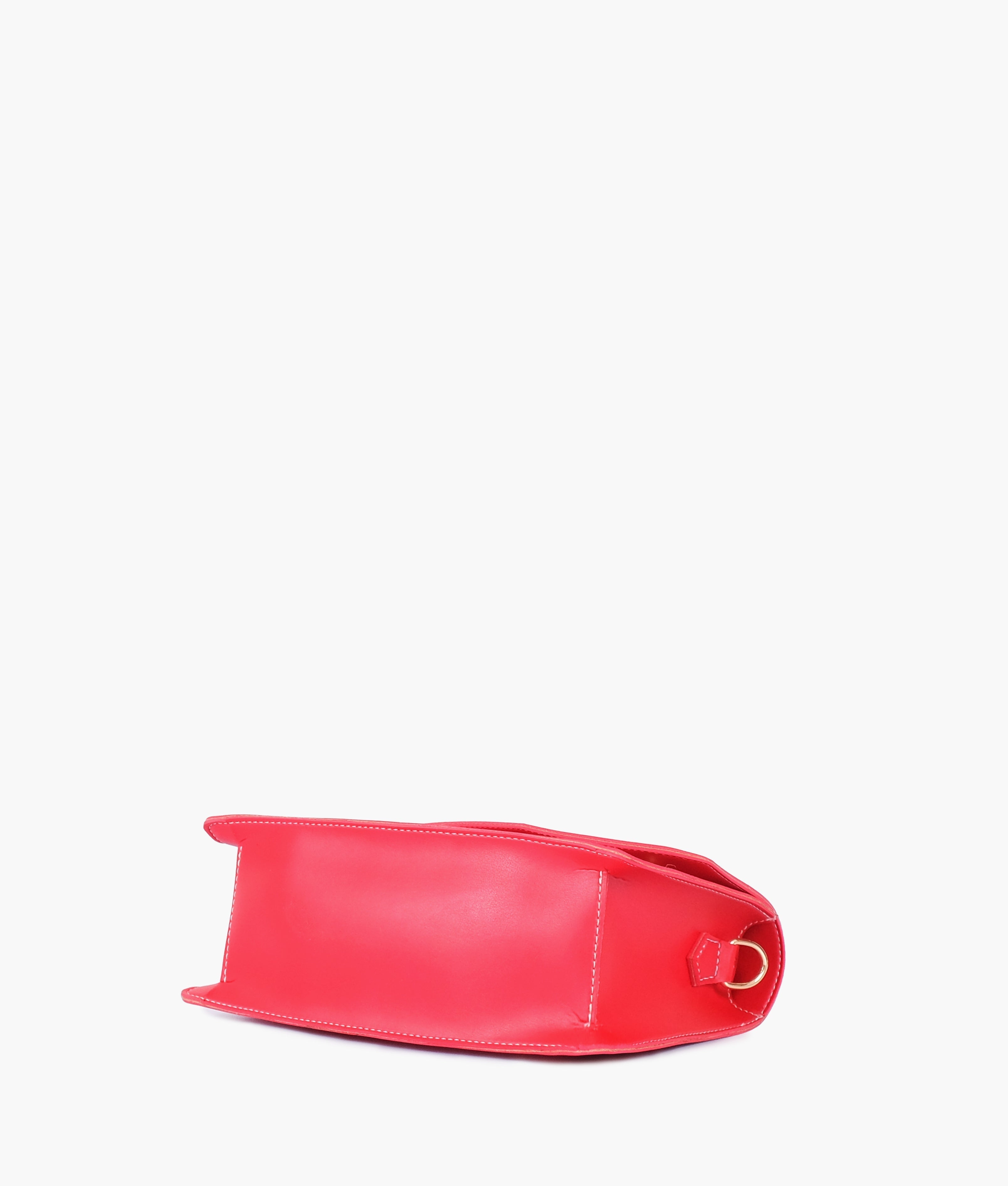 RTW Creation - Red half flap cross-body bag