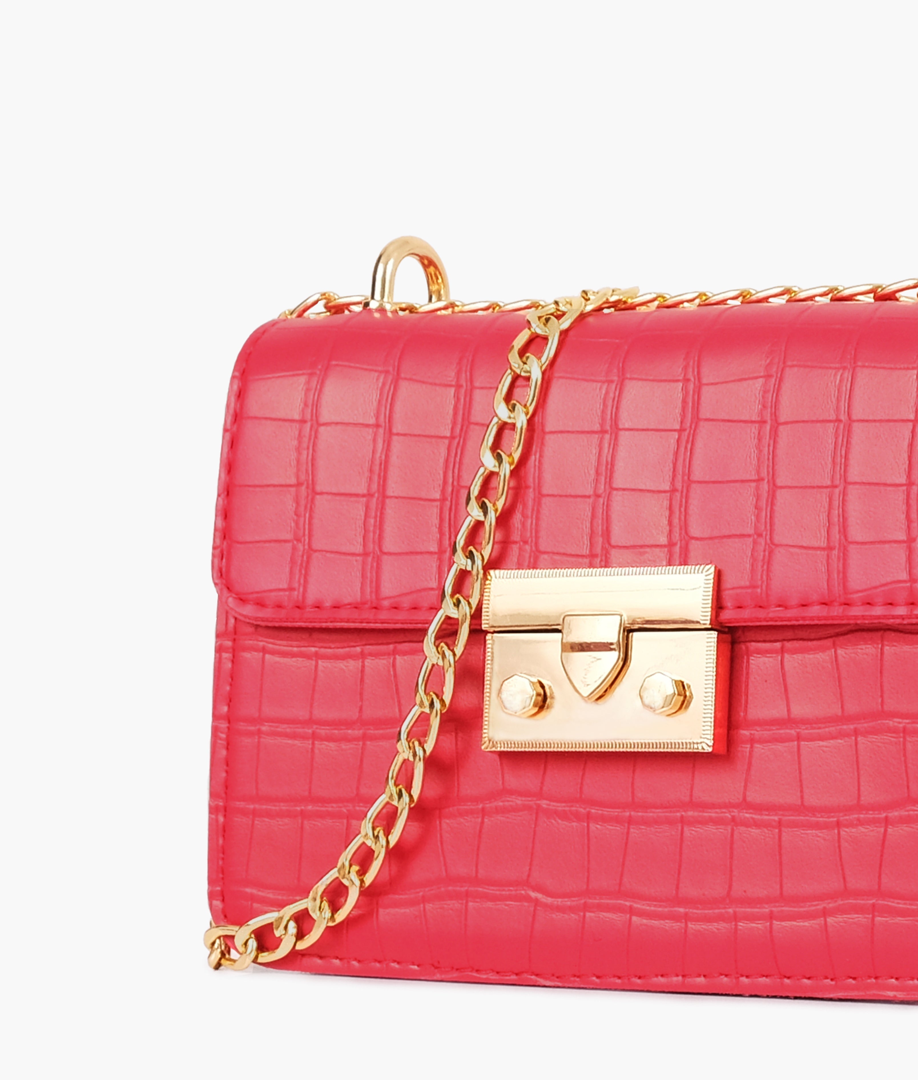 RTW Creation - Red mini chain-handle cross-body bag