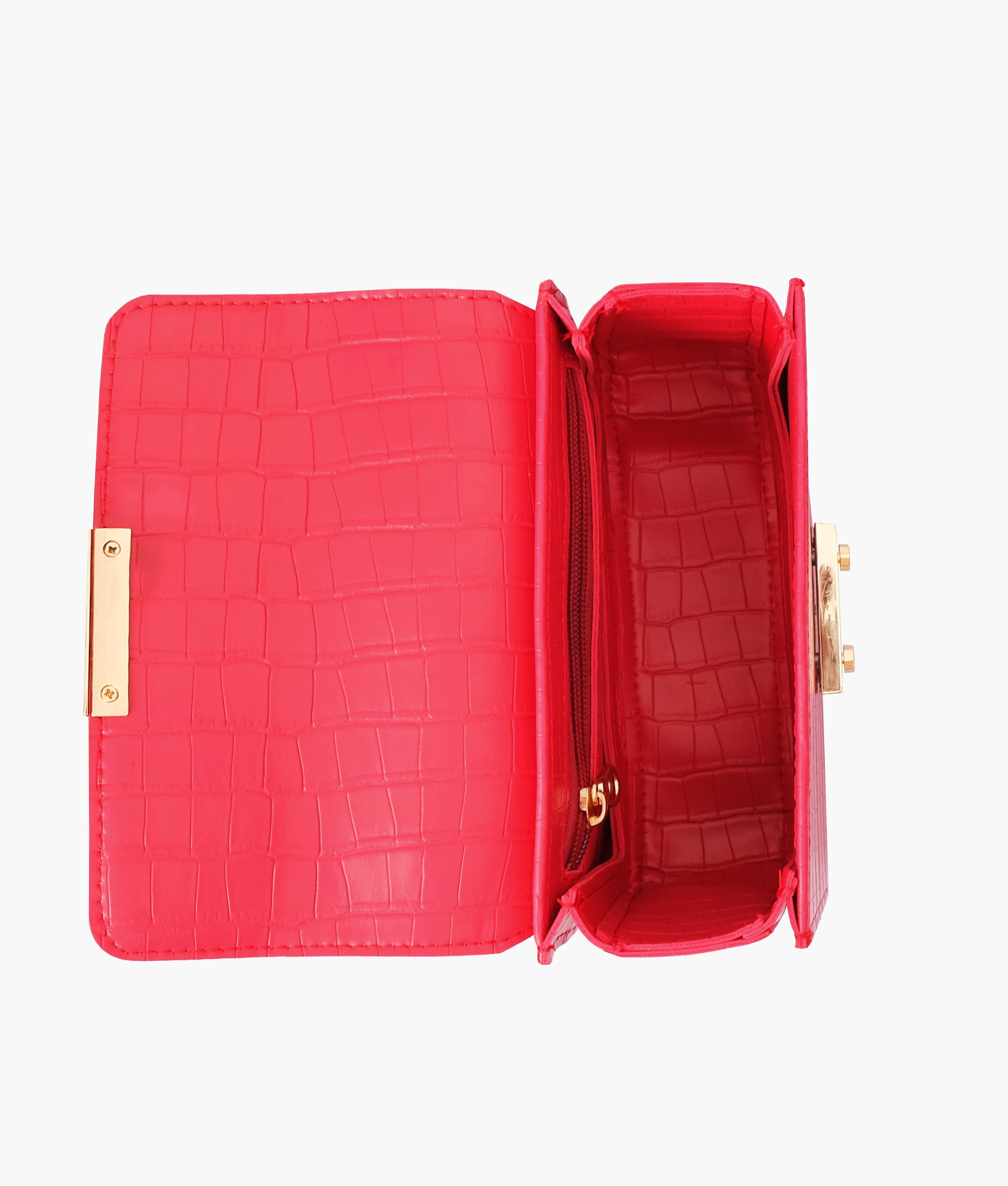 RTW Creation - Red mini chain-handle cross-body bag