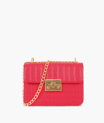 RTW Creation - Red mini chain-handle cross-body bag