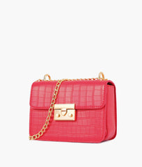RTW Creation - Red mini chain-handle cross-body bag