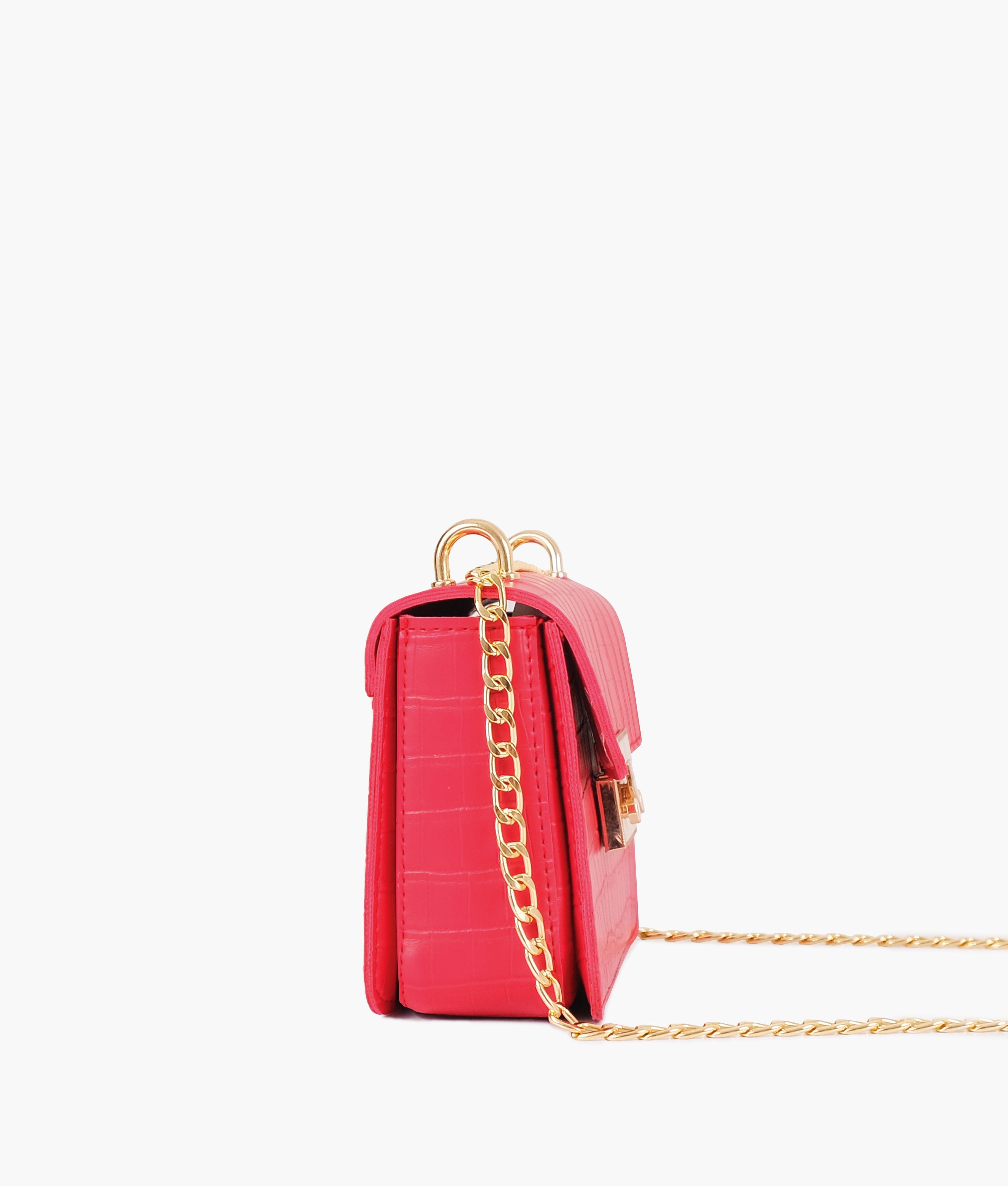 RTW Creation - Red mini chain-handle cross-body bag