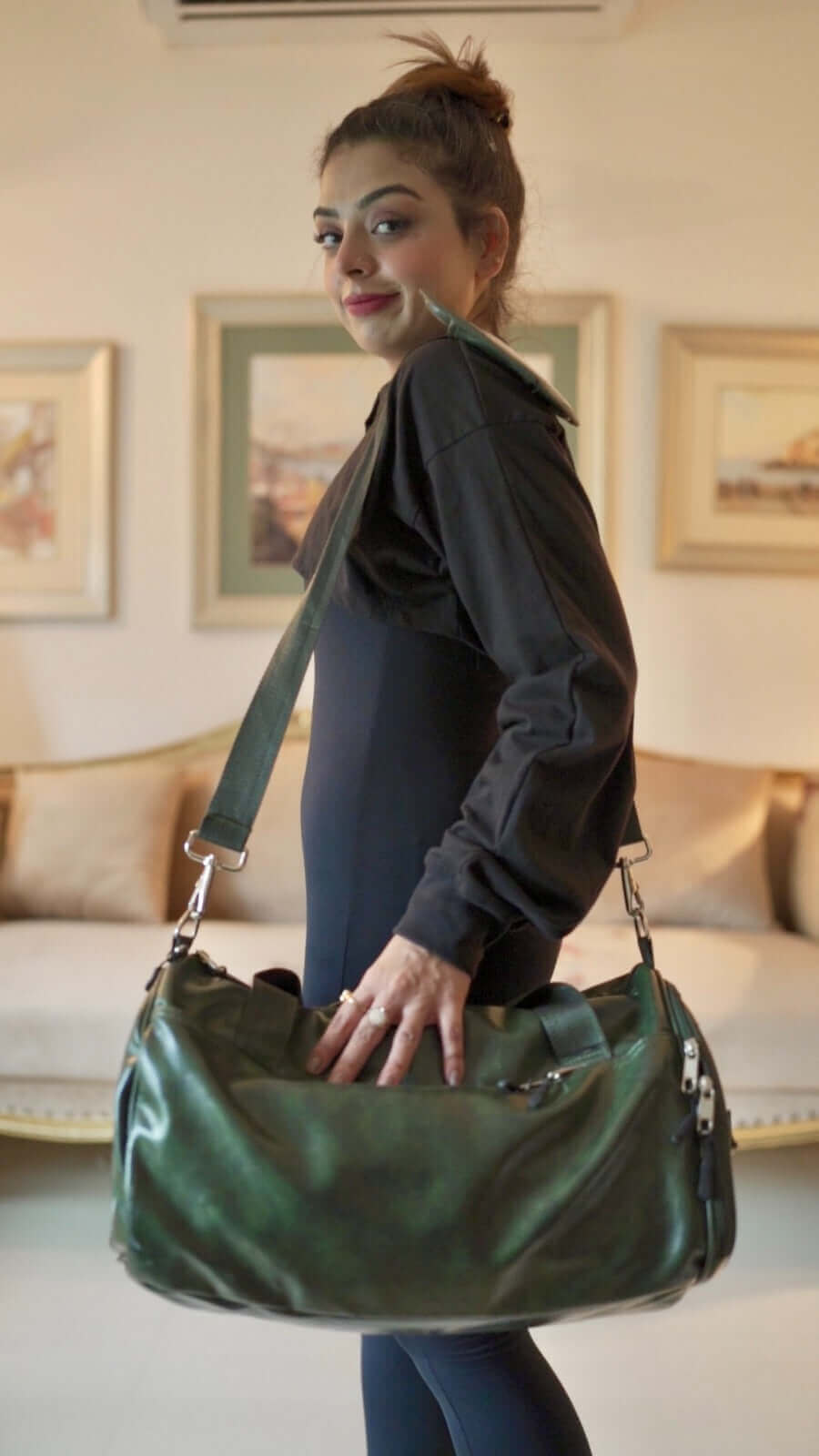 ZORRO DUFFEL GREEN - LEFTOVER - Bag X