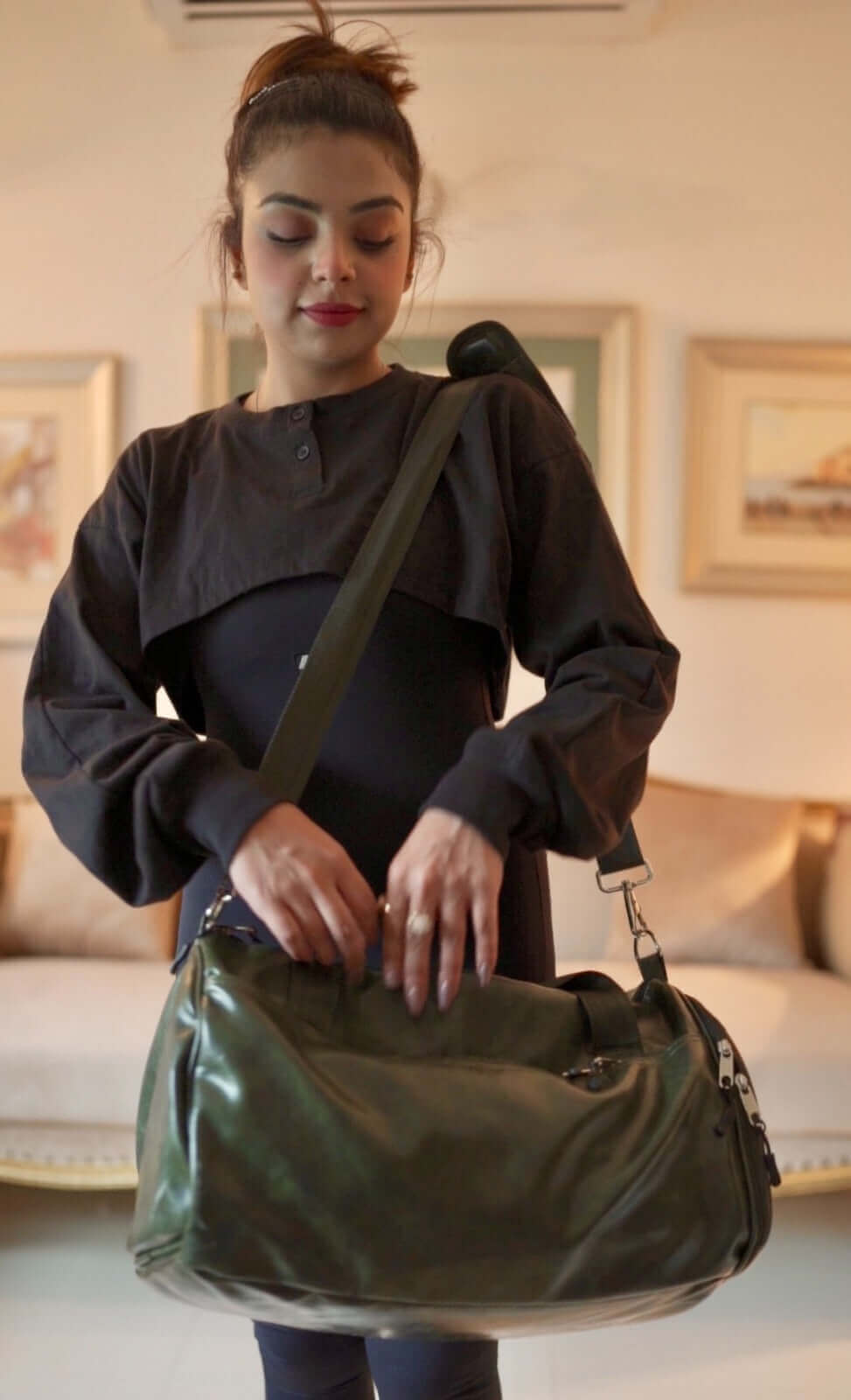 ZORRO DUFFEL GREEN - LEFTOVER - Bag X