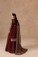 Cherie By Imran Ramzan Unstitched 3 Piece Luxury Formals Collection'2025-Ruby Dream