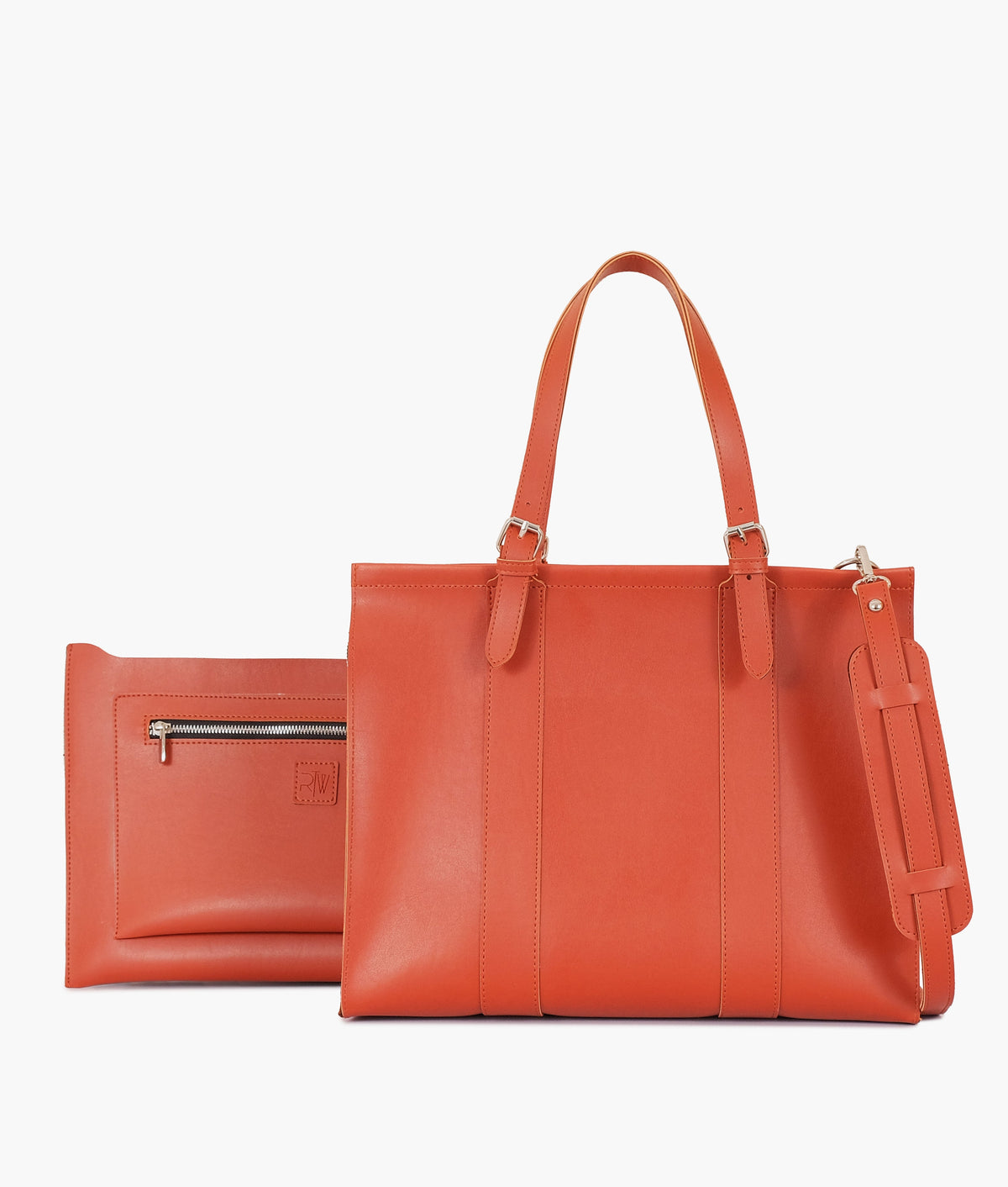 RTW Creation - Rust laptop bag with sleeve