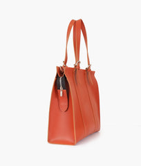 RTW Creation - Rust laptop bag with sleeve