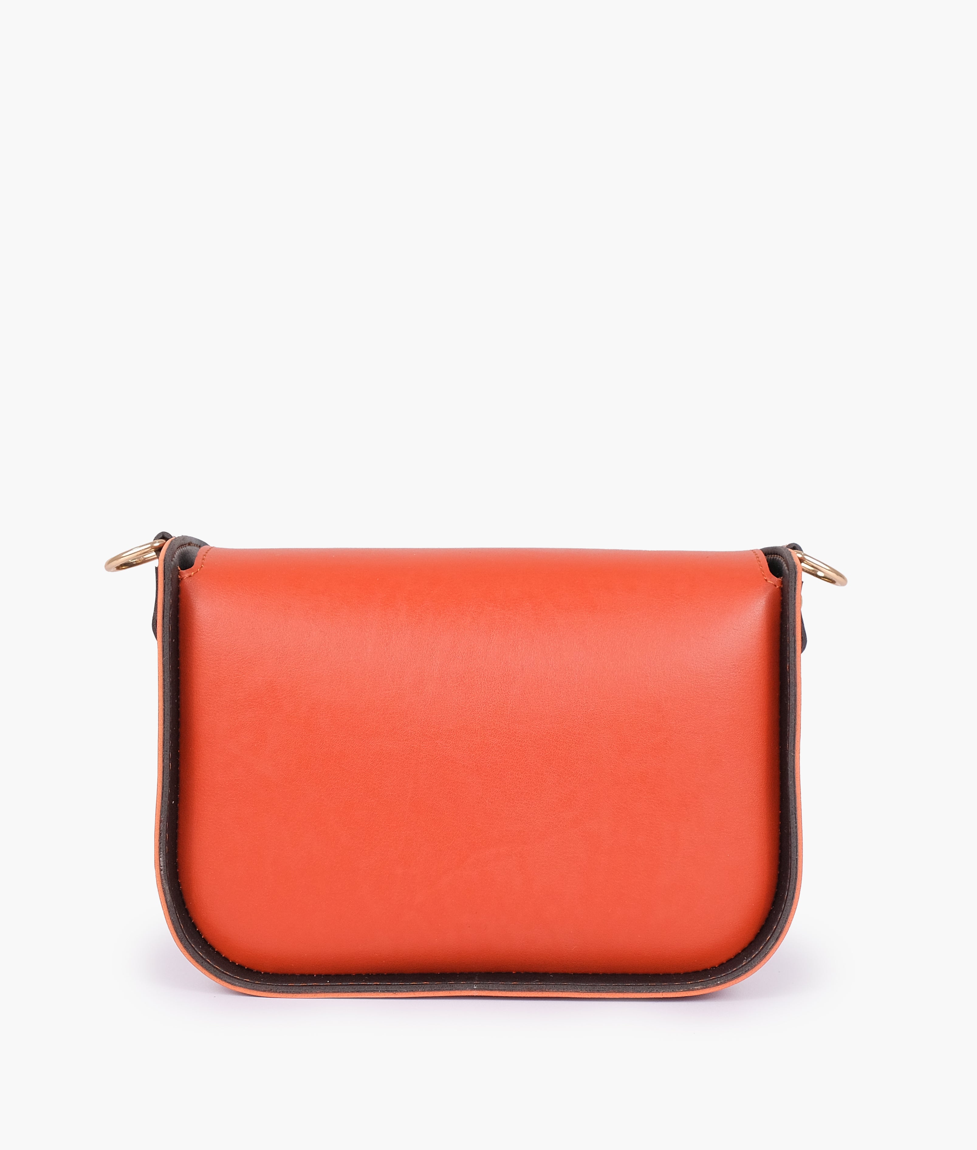 RTW Creation - Rust saddle bag with twist lock