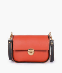 RTW Creation - Rust saddle bag with twist lock