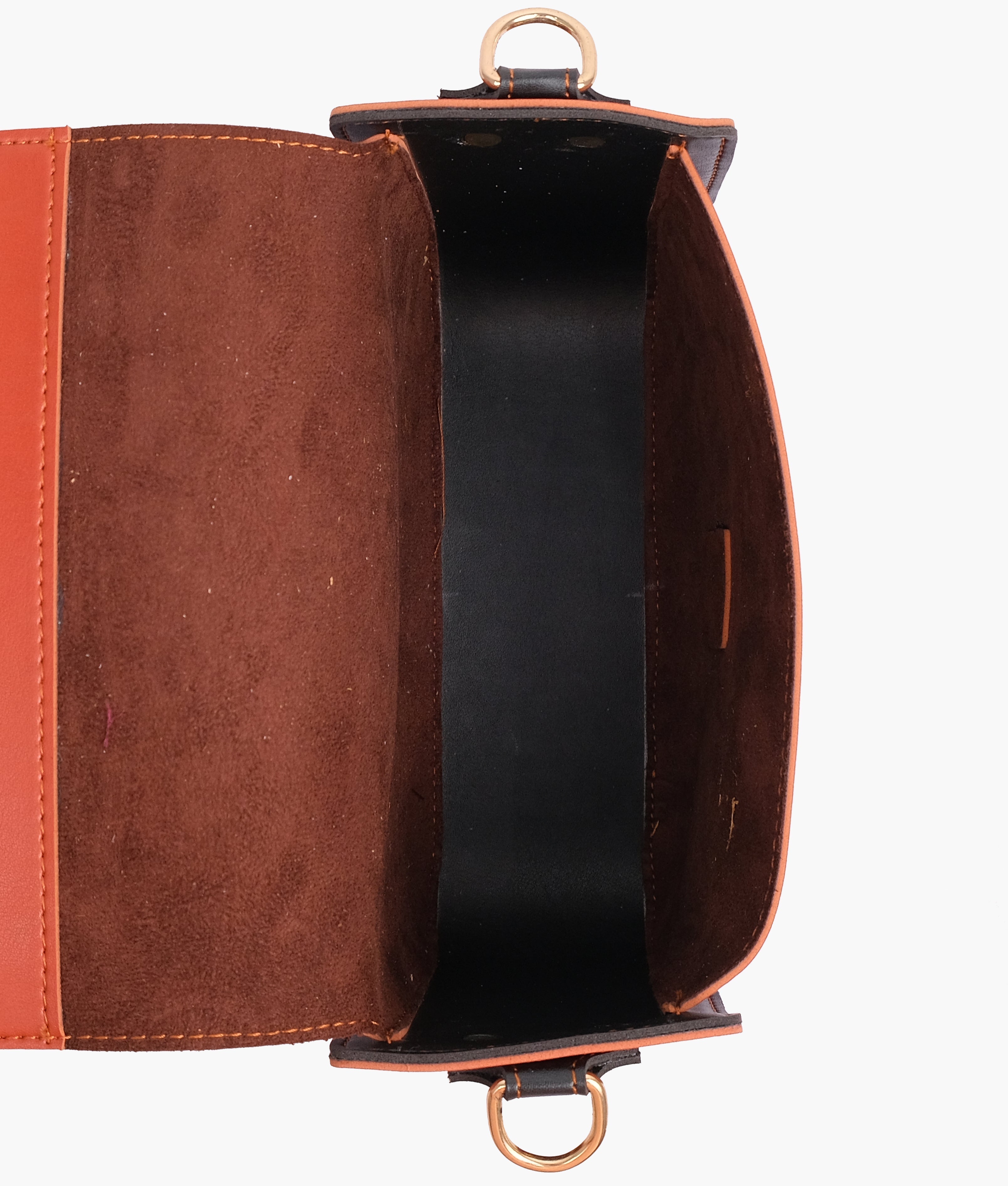 RTW Creation - Rust saddle bag with twist lock