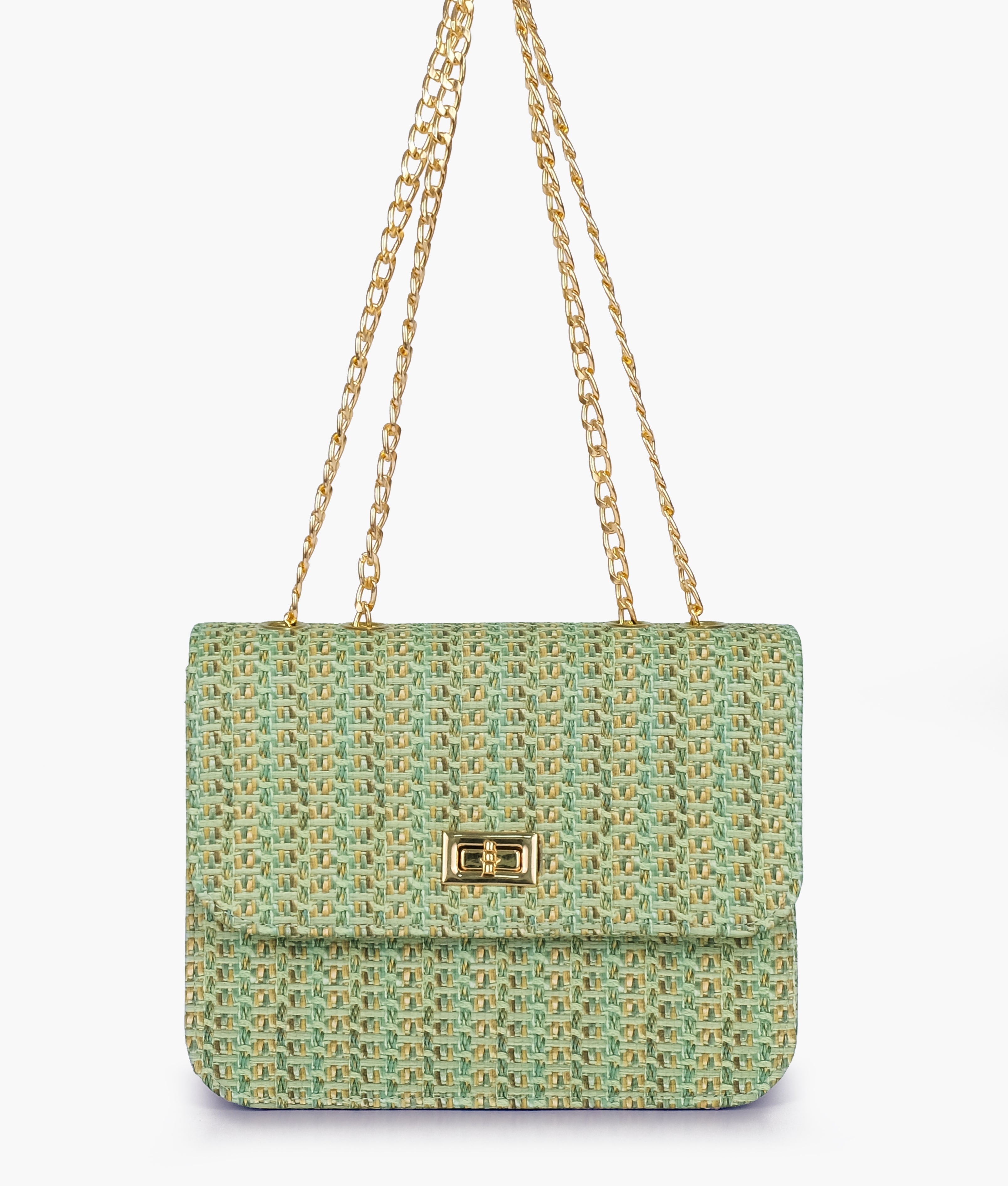 RTW Creation - Sea woven chain cross-body bag