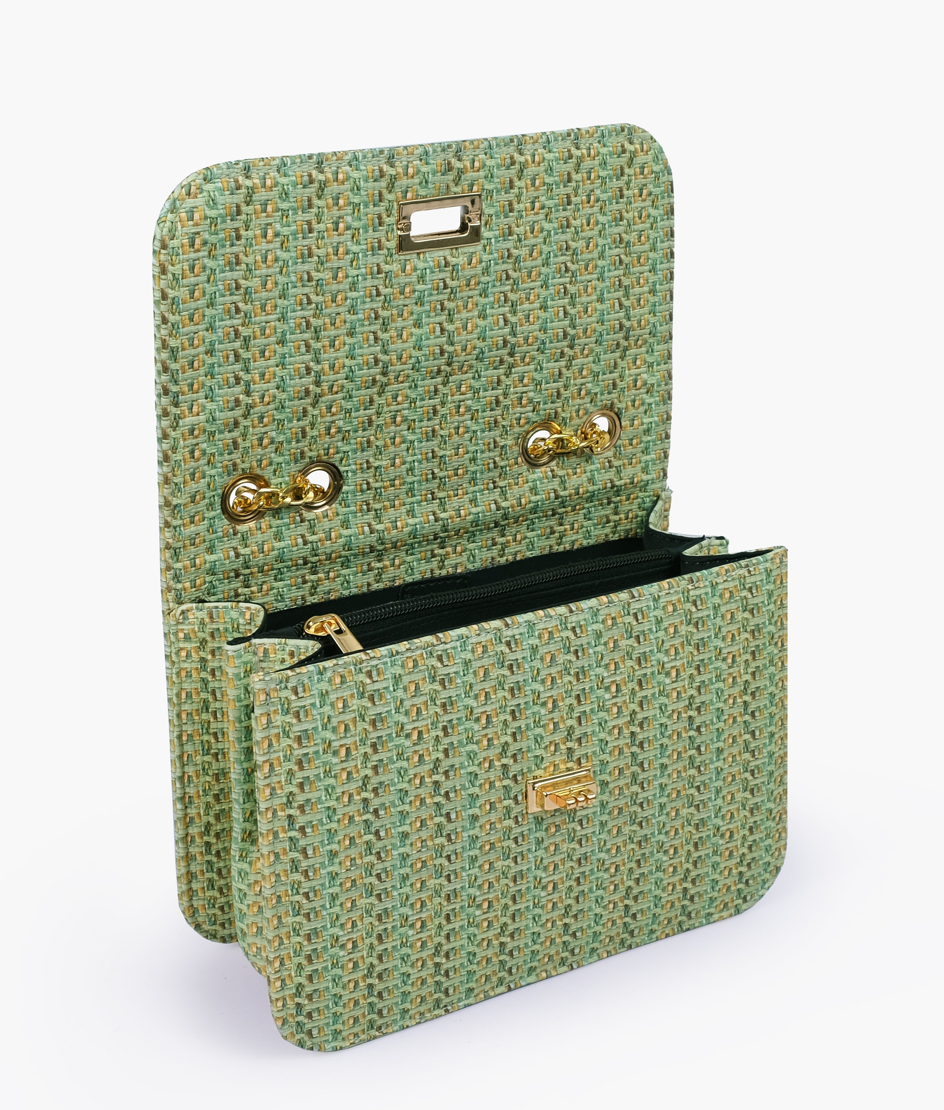 RTW Creation - Sea woven chain cross-body bag