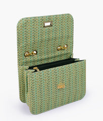 RTW Creation - Sea woven chain cross-body bag