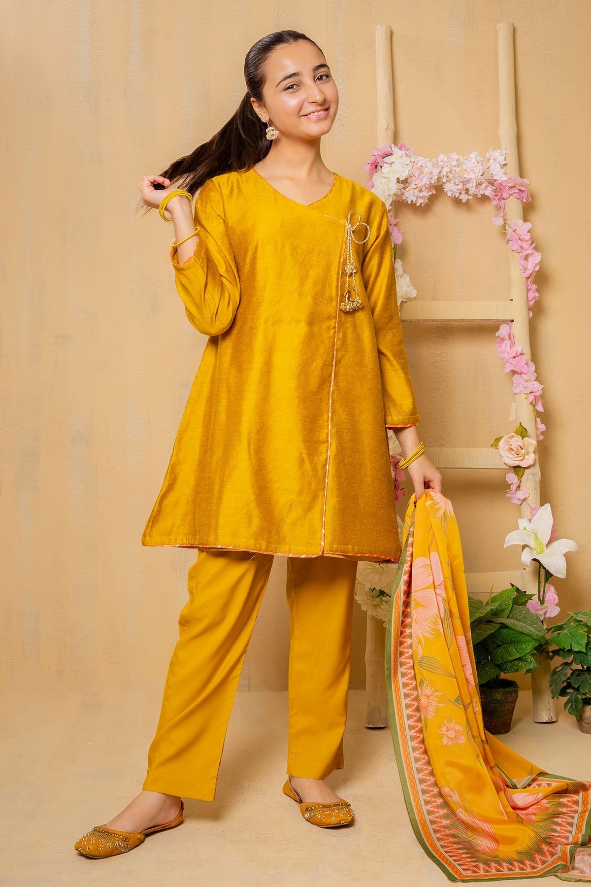 Shop Cotton Net 3 Pc Suitâ??stylish, elegant, and comfortable girls' formal and semi-formal dress. Perfect for weddings