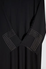 Silver Line Abaya - Bustangi