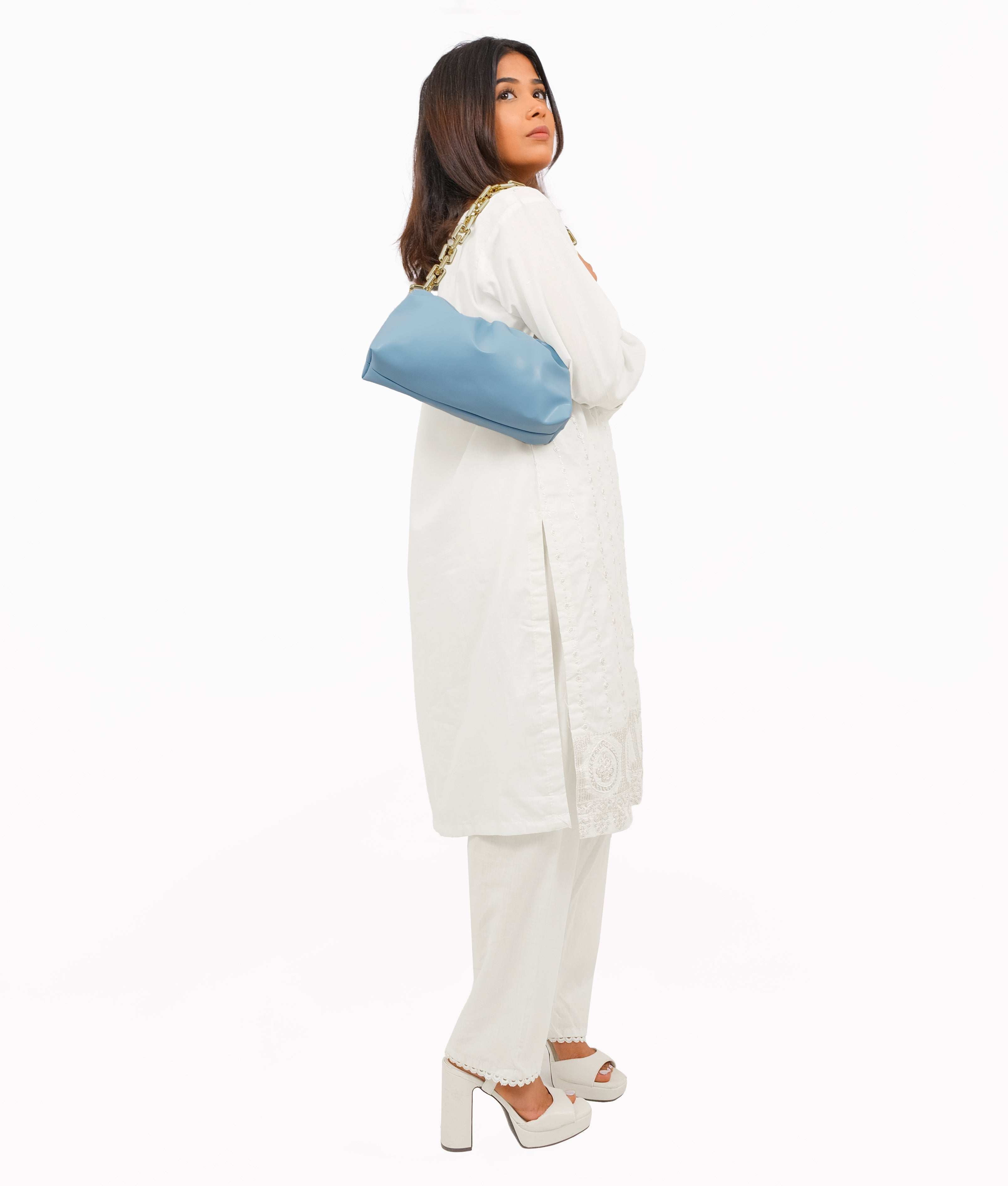 RTW Creation - Sky blue cloud bag