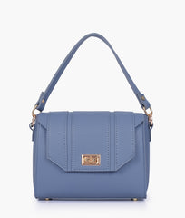 RTW Creation - Sky blue compact top-handle cross-body bag